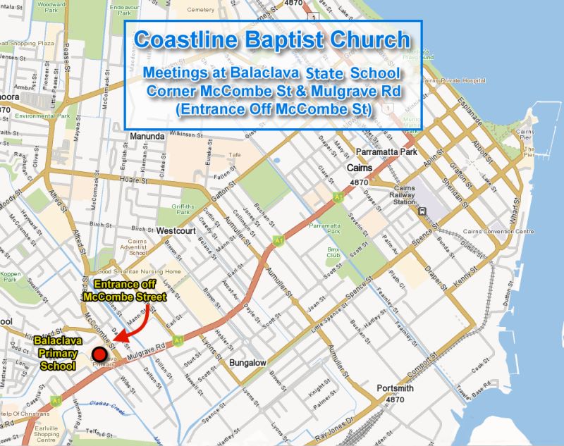 Directions to Balaclava School Hall Cairns